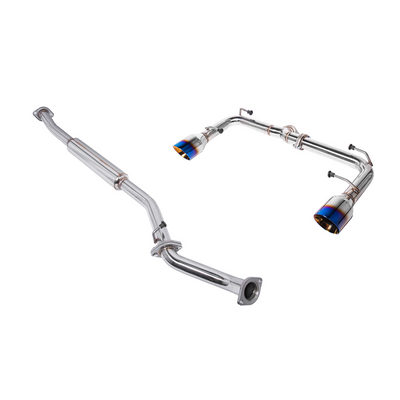 2022-Up Toyota GR86 Subaru BRZ Cat Back Dual Tips Exhaust Kit