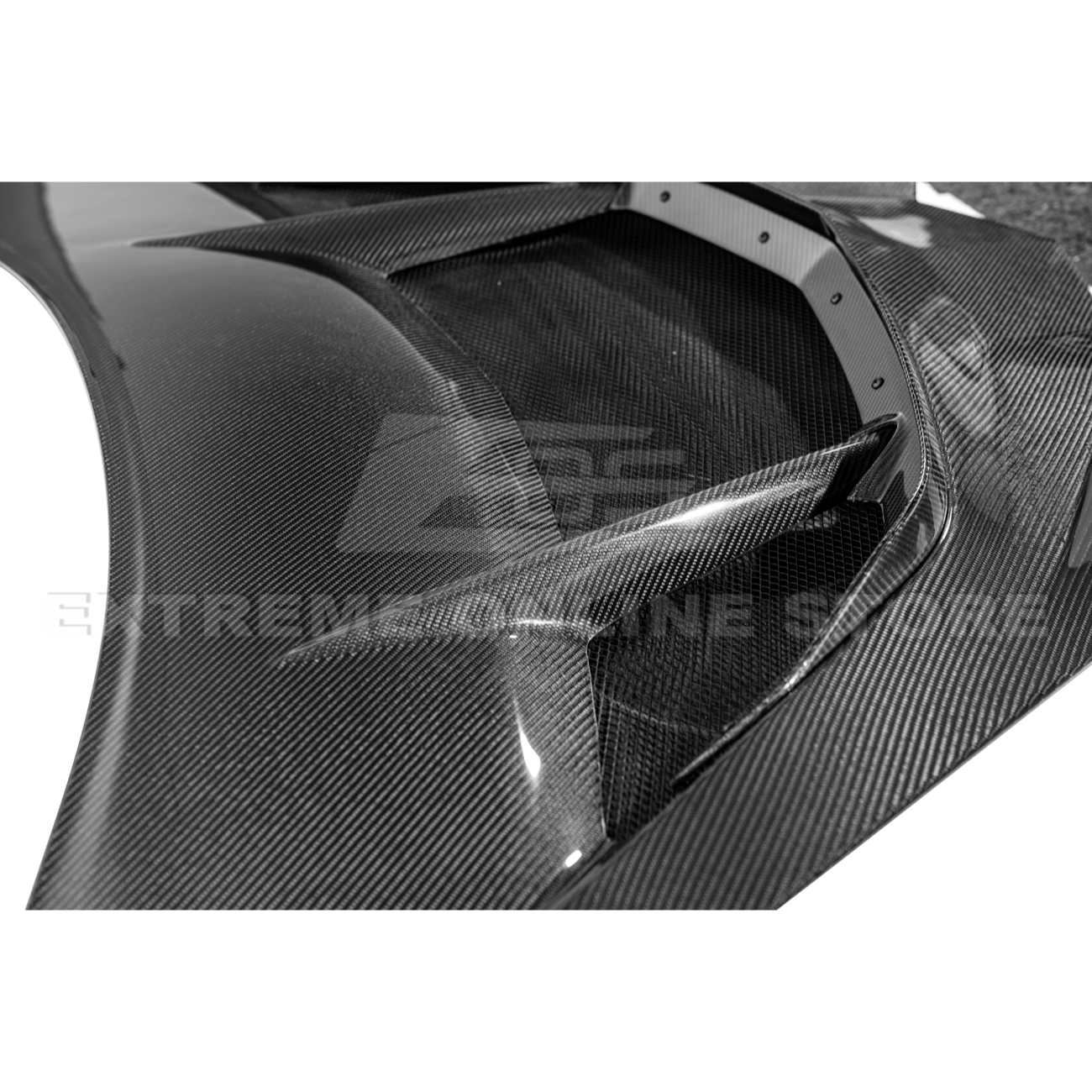 Corvette C8 ZR1 Front Bumper Vented Extractor Hood