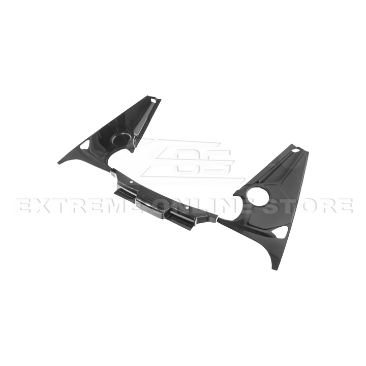 Corvette C8 DRY CARBON FIBER Coupe Engine Bay Panel Cover (3-Pieces Version)