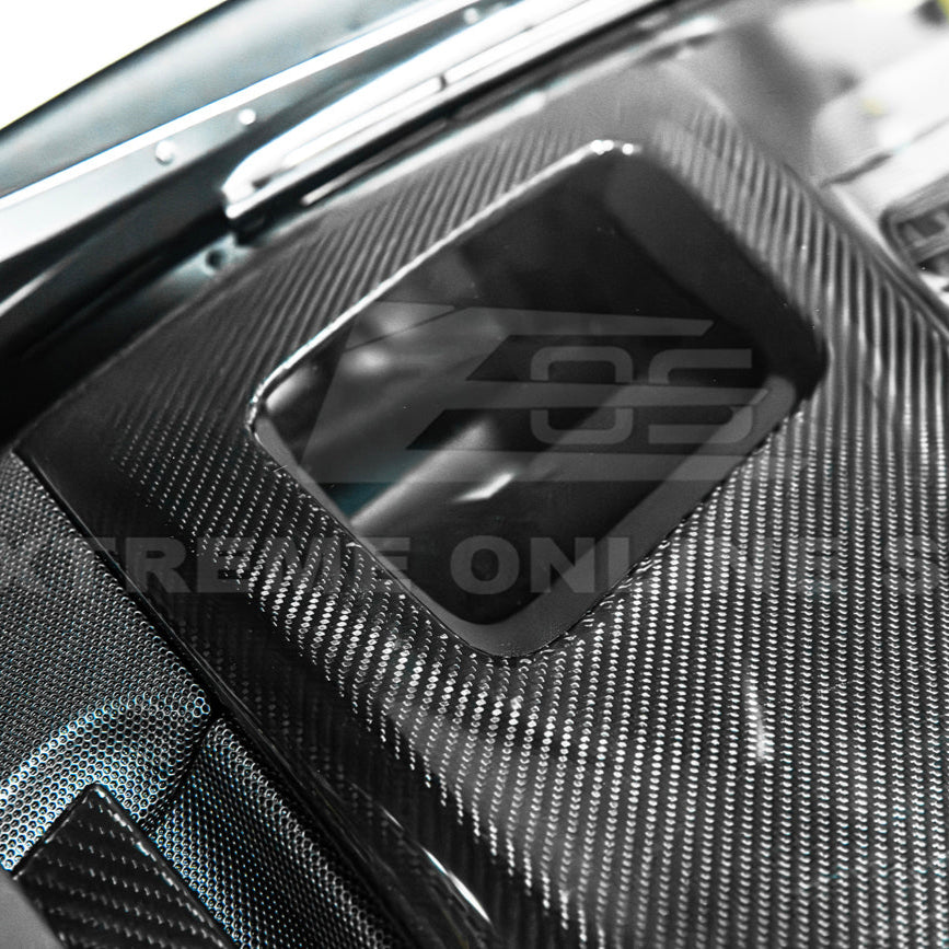 Corvette C8 DRY CARBON FIBER Upper Dash Instrument Panel Cover Kit