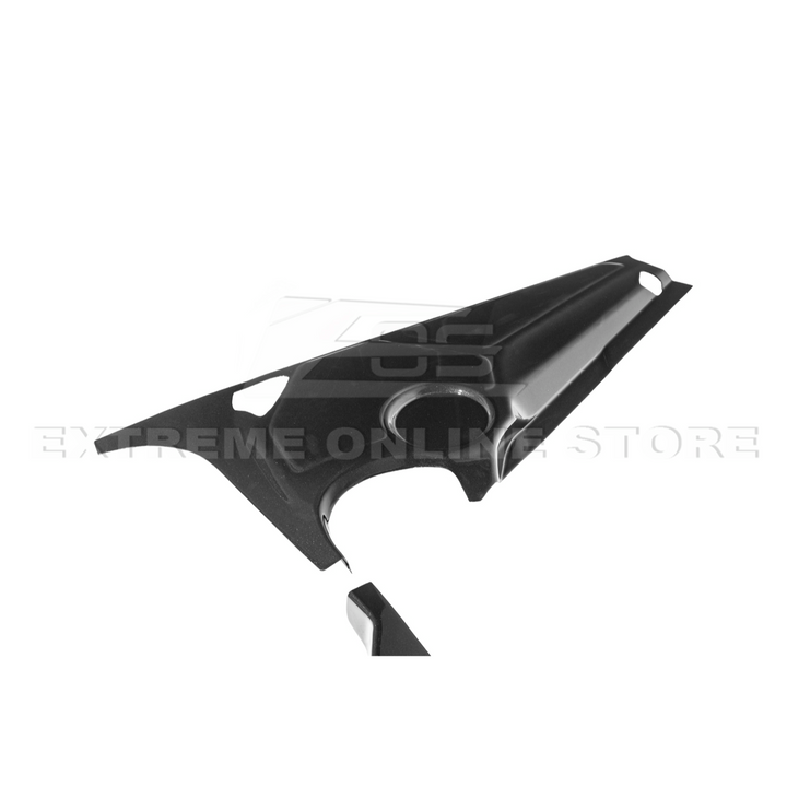 Corvette C8 DRY CARBON FIBER Coupe Engine Bay Panel Cover (3-Pieces Version)