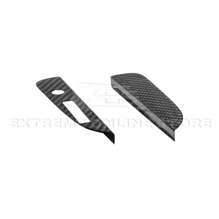 2015-23 Ford Mustang DRY CARBON FIBER Center Gear Shift Panel Trim Cover