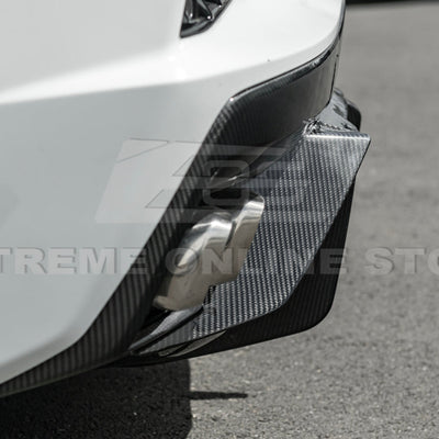 2020-Up Corvette C8 Rear Bumper Diffuser Quad Exit