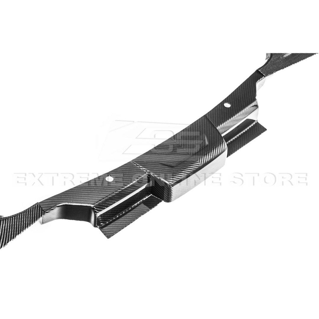 Corvette C8 DRY CARBON FIBER Coupe Engine Bay Panel Cover (3-Pieces Version)