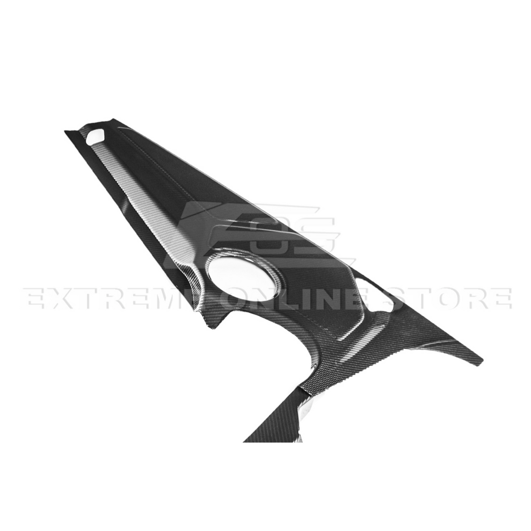 Corvette C8 DRY CARBON FIBER Coupe Engine Bay Panel Cover (3-Pieces Version)