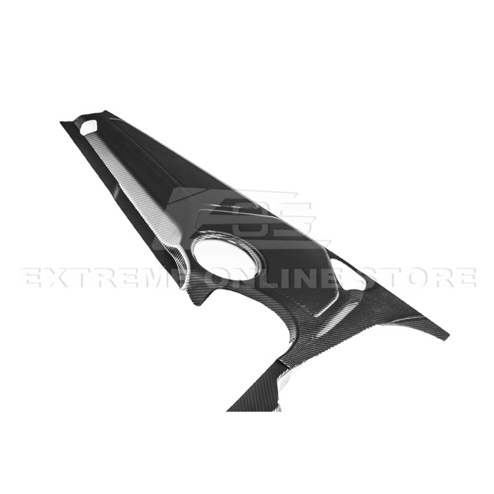 Corvette C8 DRY CARBON FIBER Coupe Engine Bay Panel Cover (3-Pieces Version)