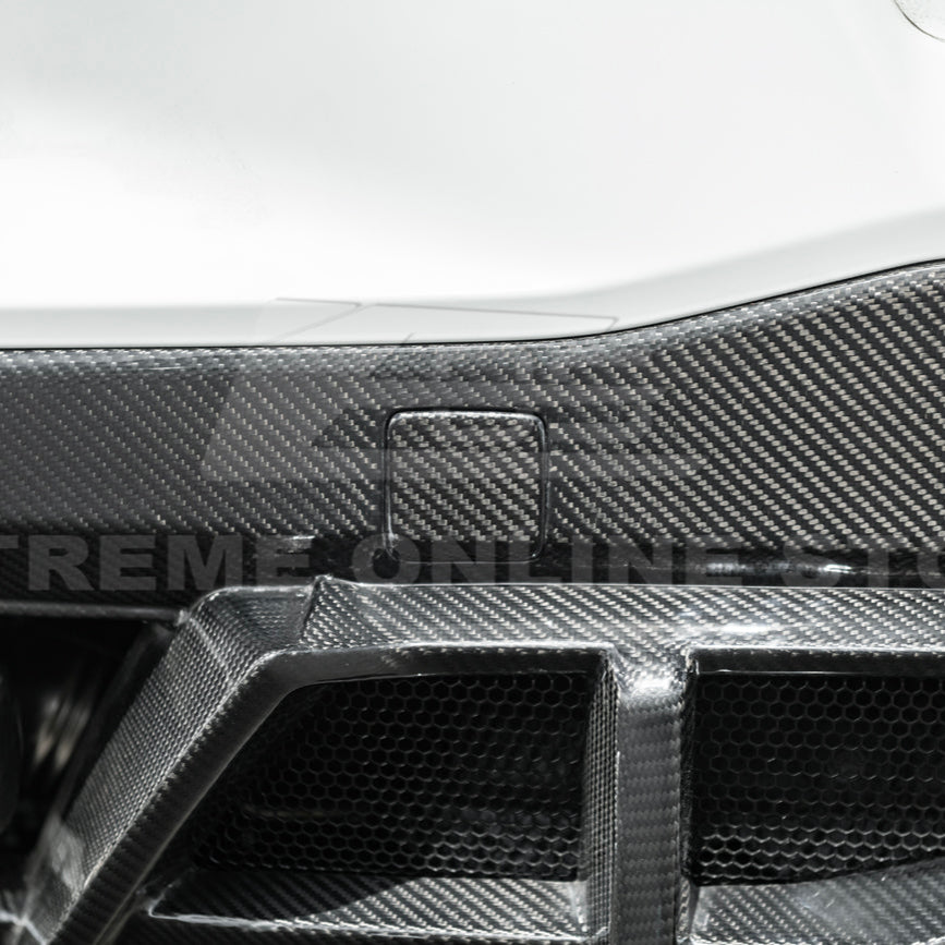 2020-Up Corvette C8 Rear Bumper Diffuser Quad Exit