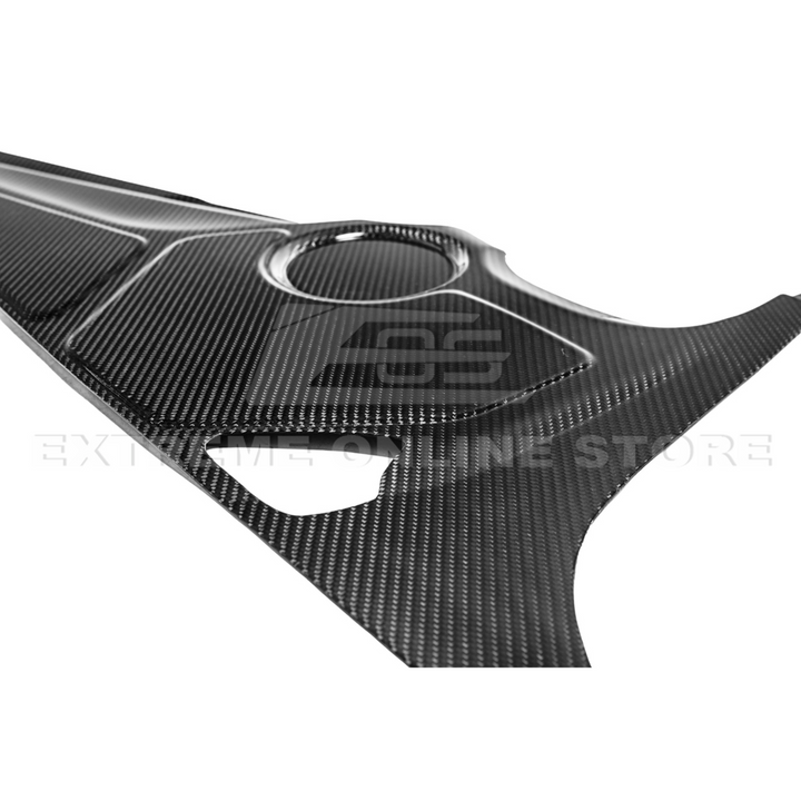Corvette C8 DRY CARBON FIBER Coupe Engine Bay Panel Cover (3-Pieces Version)