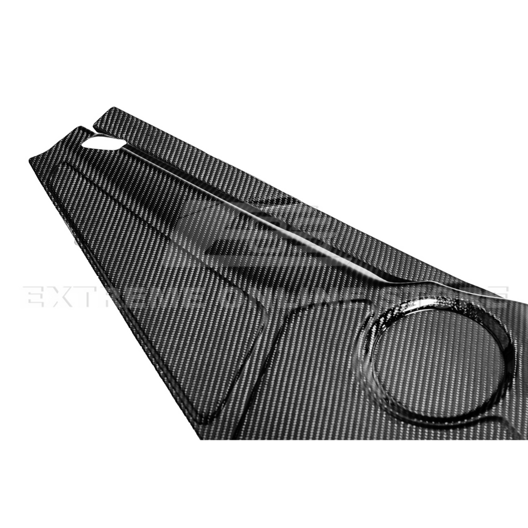 Corvette C8 DRY CARBON FIBER Coupe Engine Bay Panel Cover (3-Pieces Version)