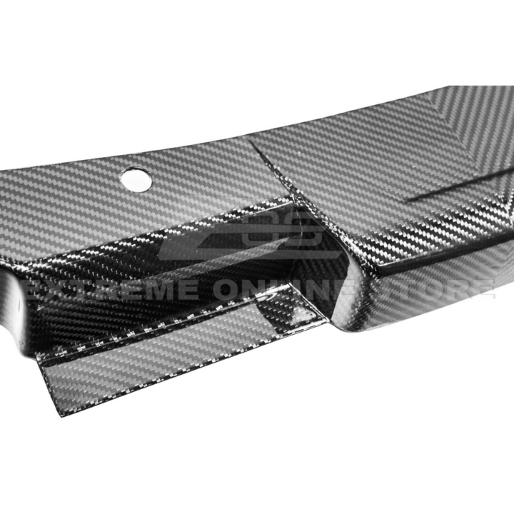 Corvette C8 DRY CARBON FIBER Coupe Engine Bay Panel Cover (3-Pieces Version)