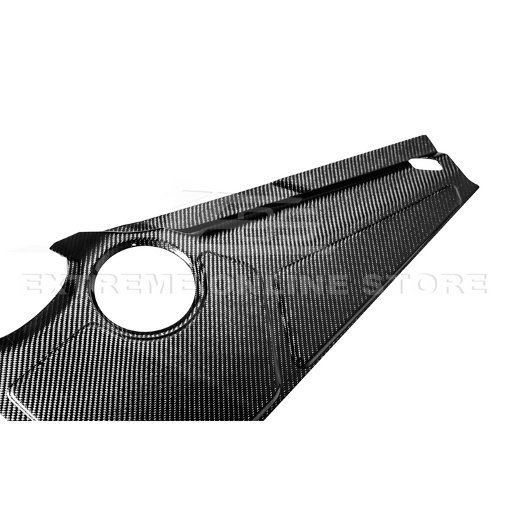 Corvette C8 DRY CARBON FIBER Coupe Engine Bay Panel Cover (3-Pieces Version)