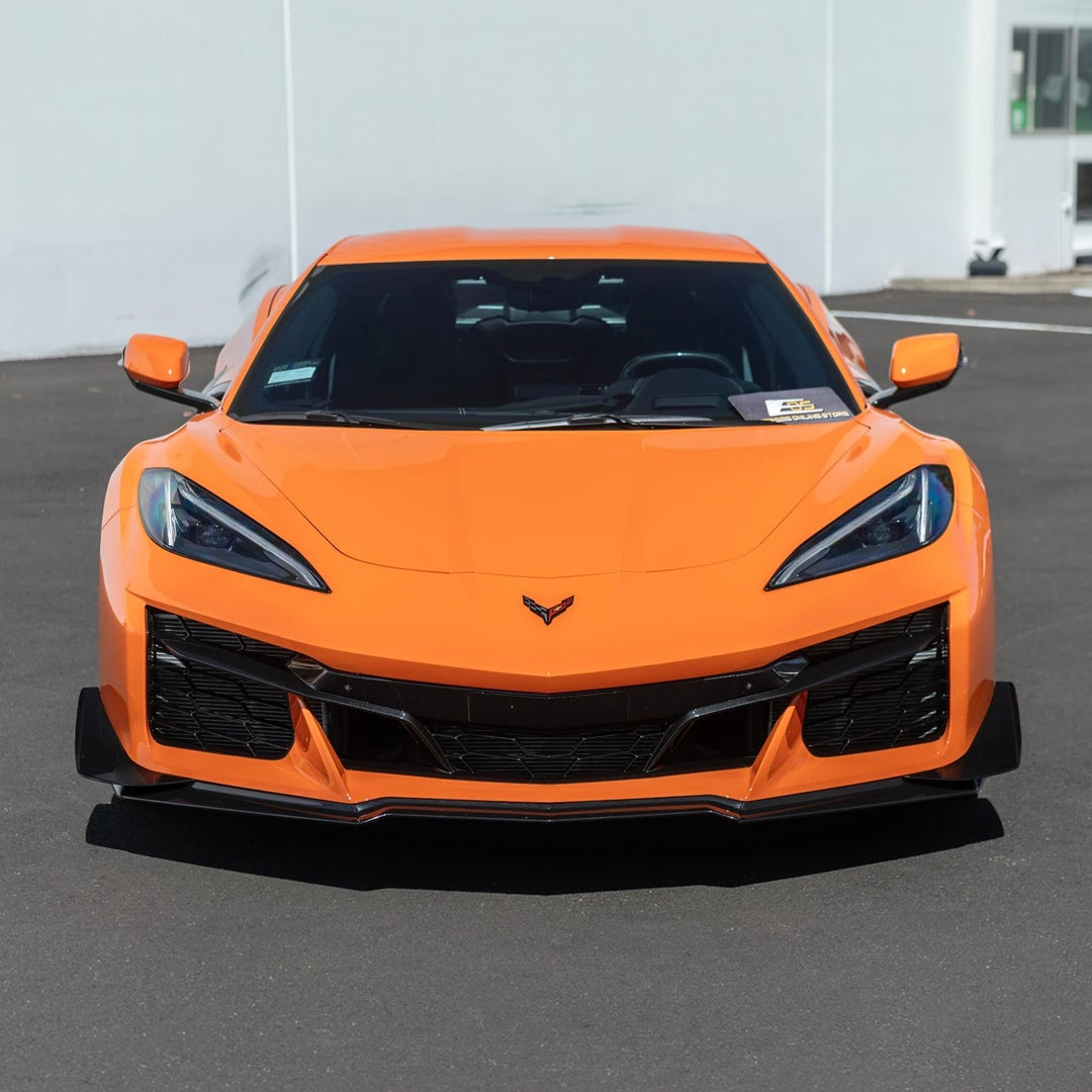Corvette C8 Z06 | Z07 Package Dry Carbon Fiber Front Splitter &amp; Canards