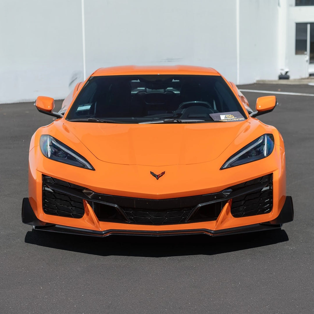Corvette C8 Carbon Fiber Front Bumper Side Canards