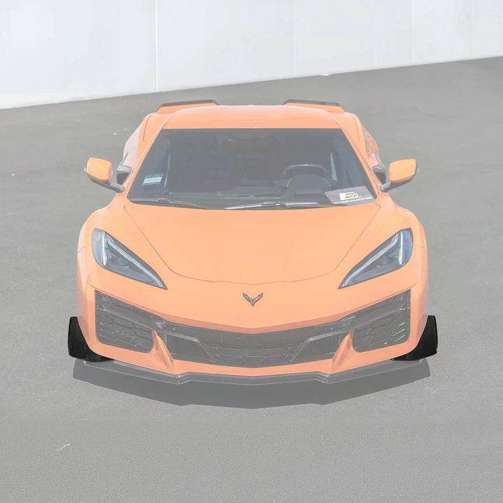 Chevrolet Corvette C8 Z06 / E-Ray DRY CARBON FIBER Front Side Canards