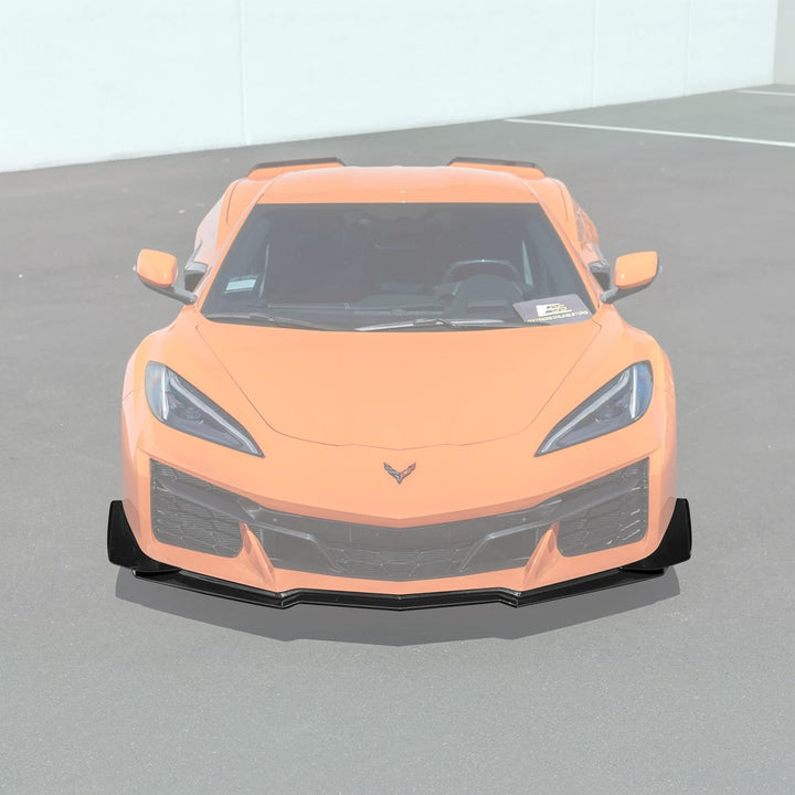 Corvette C8 Z06 | Z07 Package Dry Carbon Fiber Front Splitter &amp; Canards