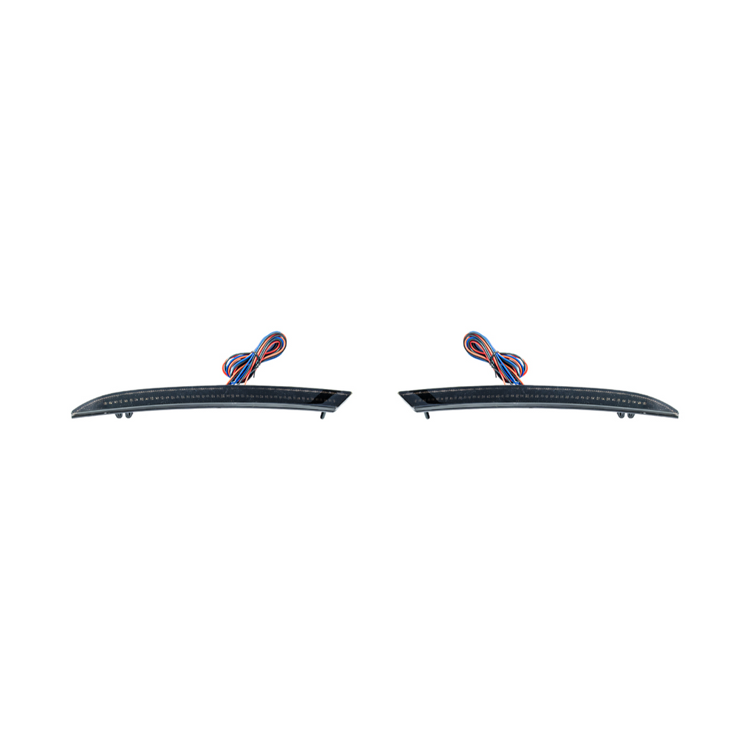 2024-Up Ford Mustang S650 | Rear Bumper Red LED Reflector Light Set