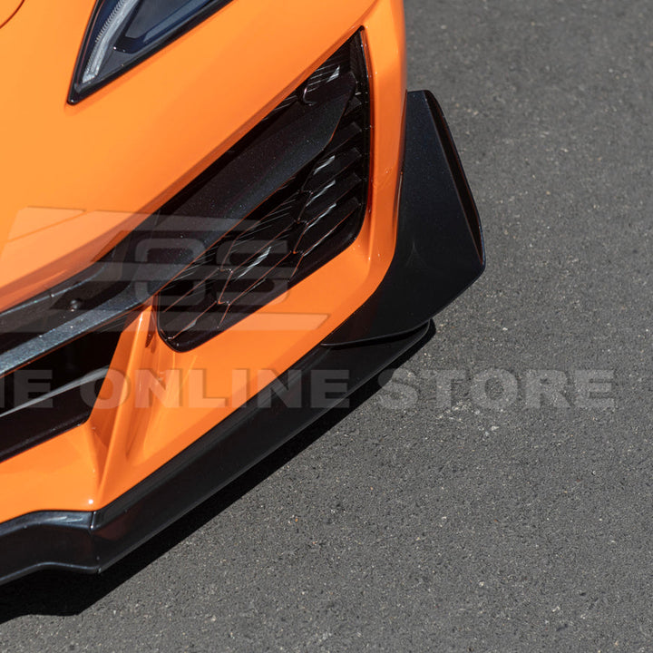 Chevrolet Corvette C8 Z06 / E-Ray DRY CARBON FIBER Front Side Canards