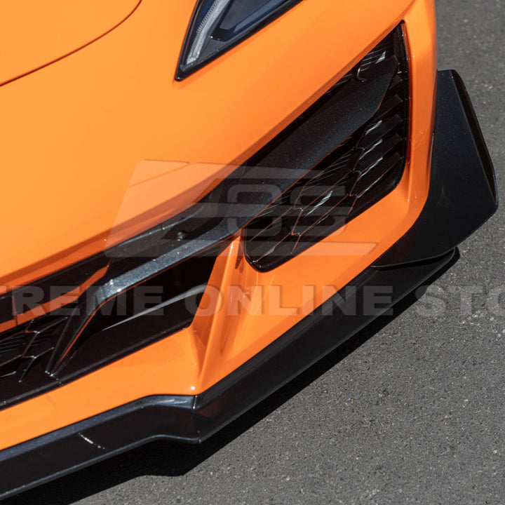 Corvette C8 Z06 / E-Ray DRY CARBON FIBER Front Splitter [Z07 Package]