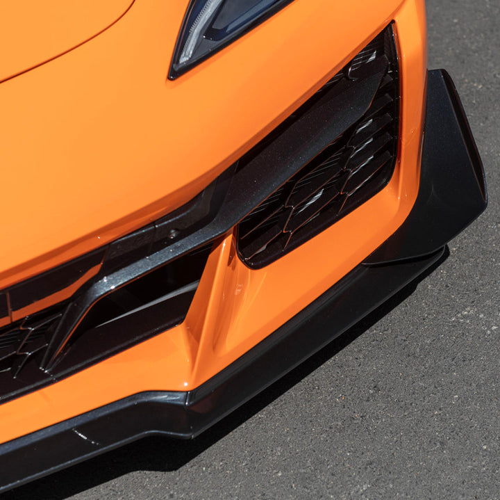 Corvette C8 Z06 | Z07 Package Dry Carbon Fiber Front Splitter &amp; Canards