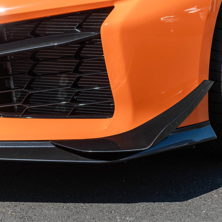 Corvette C8 Z06 | Z07 Package Dry Carbon Fiber Front Splitter &amp; Canards