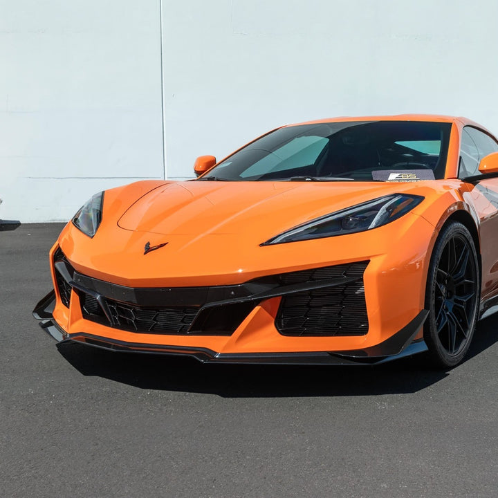 Corvette C8 Carbon Fiber Front Bumper Side Canards