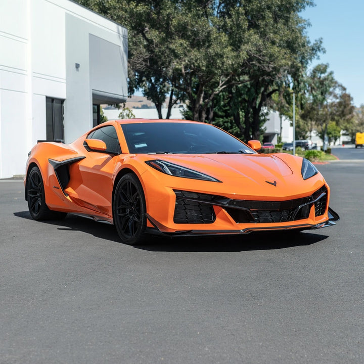 Corvette C8 Carbon Fiber Front Bumper Side Canards