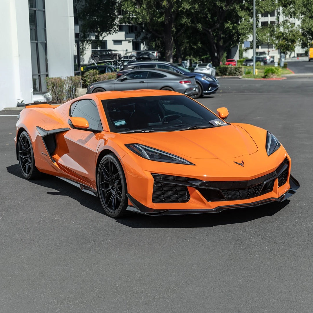 Corvette C8 Z06 | Z07 Package Dry Carbon Fiber Front Splitter &amp; Canards