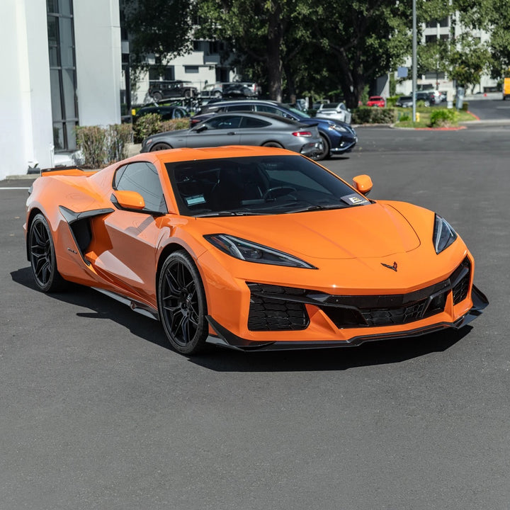 Corvette C8 Z06 | Z07 Package Dry Carbon Fiber Front Splitter &amp; Canards