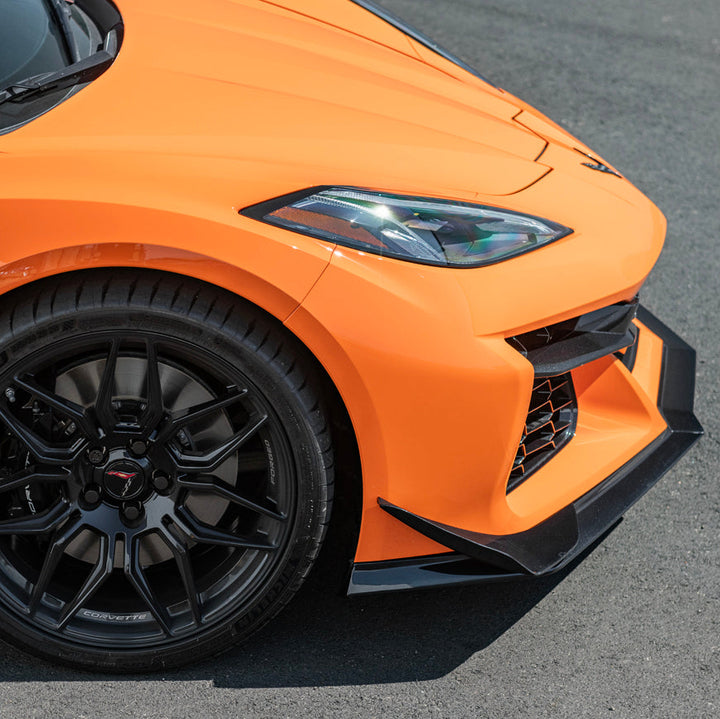 Corvette C8 Z06 | Z07 Package Dry Carbon Fiber Front Splitter &amp; Canards
