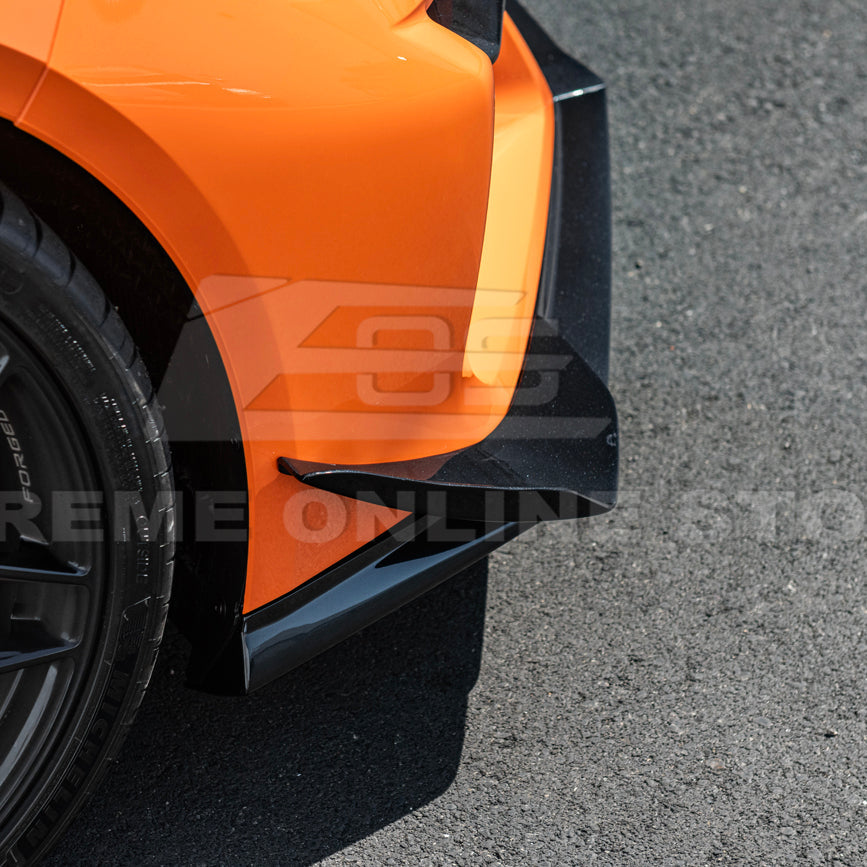Chevrolet Corvette C8 Z06 / E-Ray DRY CARBON FIBER Front Side Canards