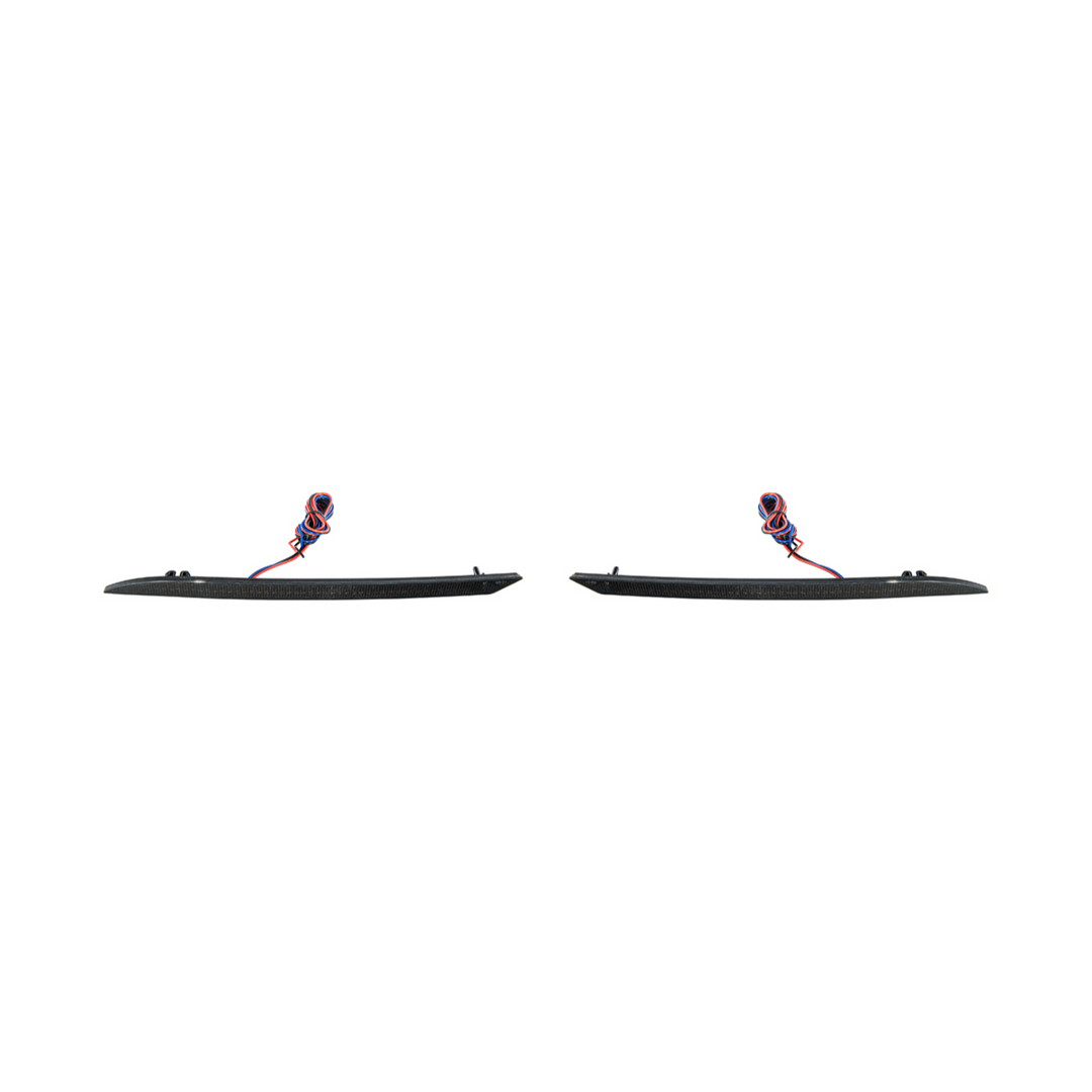 2024-Up Ford Mustang S650 | Rear Bumper Red LED Reflector Light Set