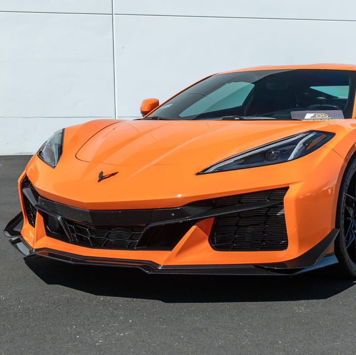 Corvette C8 Z06 | Z07 Package Dry Carbon Fiber Front Splitter &amp; Canards