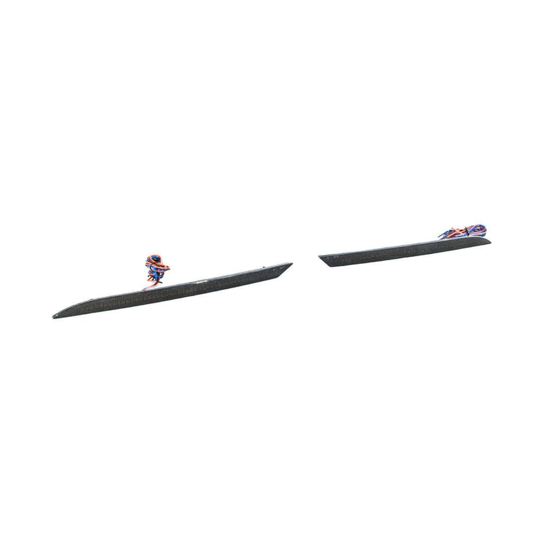 2024-Up Ford Mustang S650 | Rear Bumper Red LED Reflector Light Set