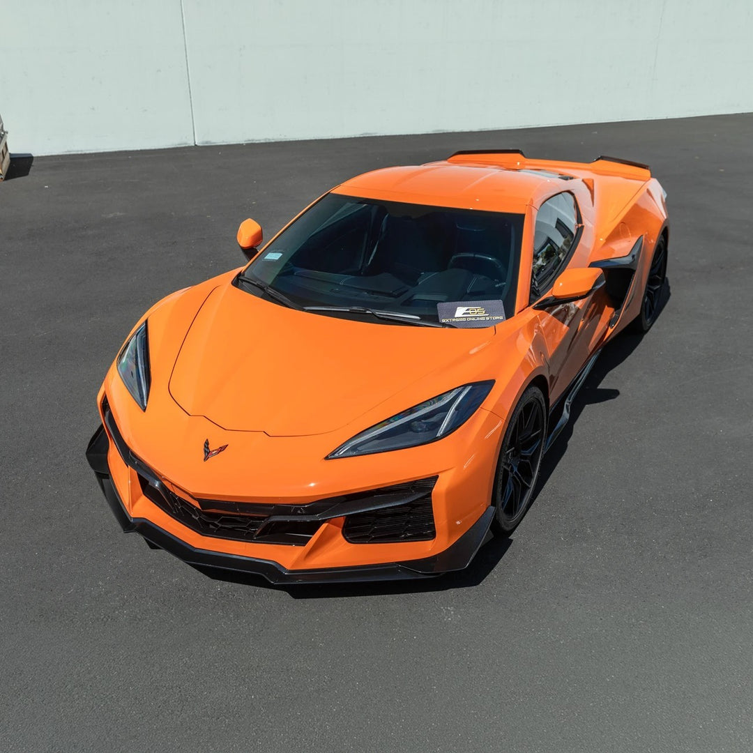 Corvette C8 Z06 | Z07 Package Dry Carbon Fiber Front Splitter &amp; Canards