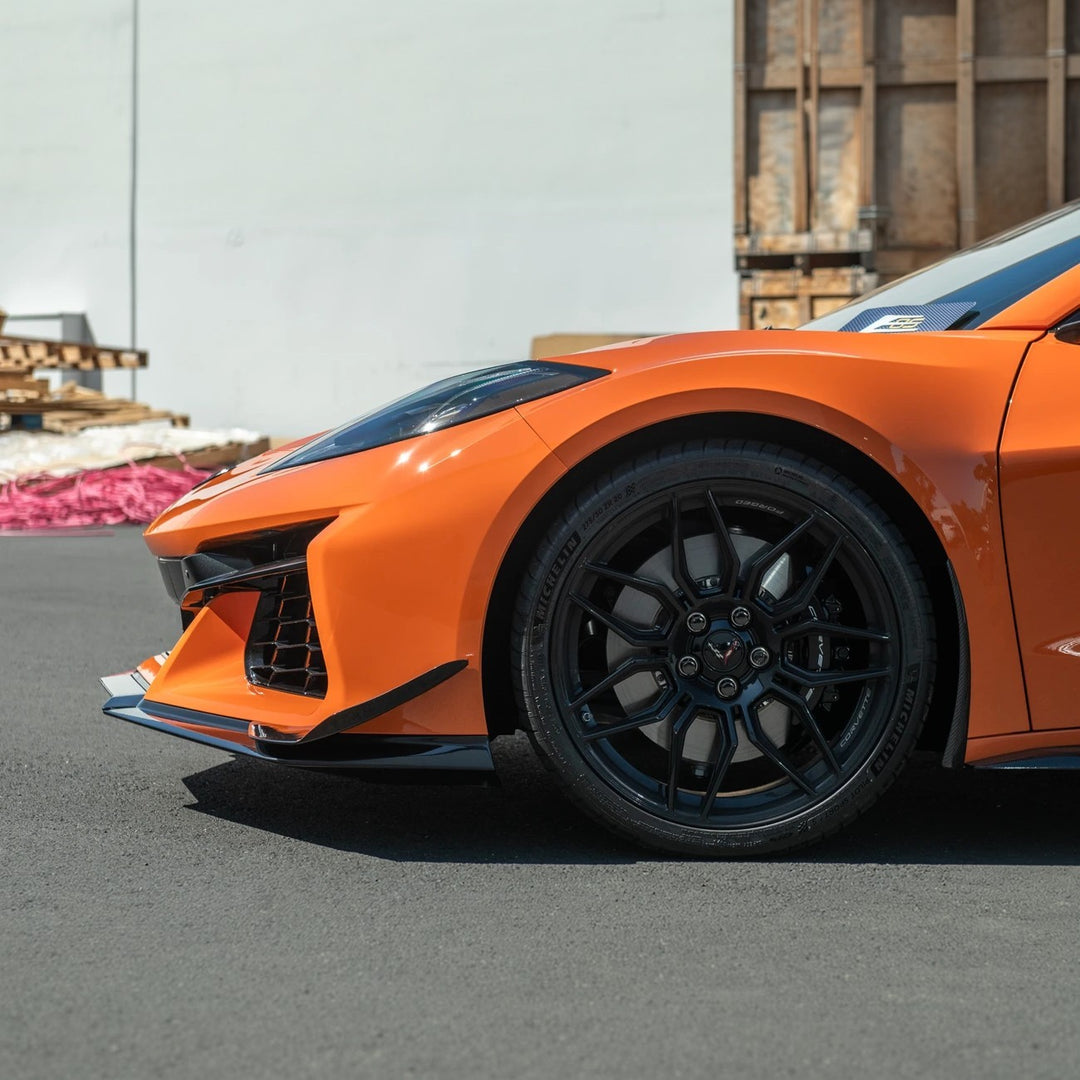 Corvette C8 Carbon Fiber Front Bumper Side Canards