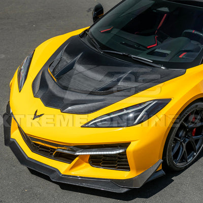 Corvette C8 ZR1 Front Bumper Vented Extractor Hood