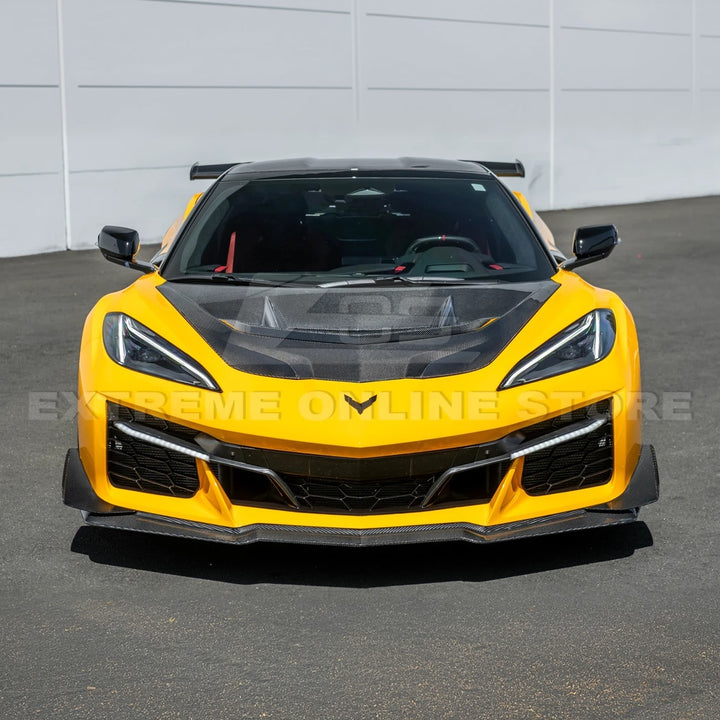 Corvette C8 ZR1 Front Bumper Vented Extractor Hood