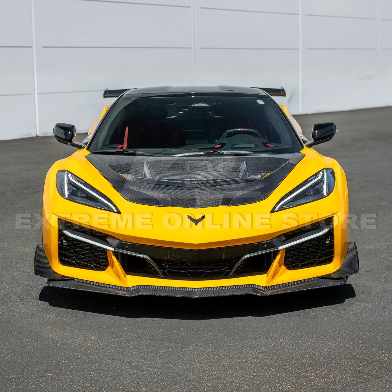 Corvette C8 ZR1 Front Bumper Vented Extractor Hood