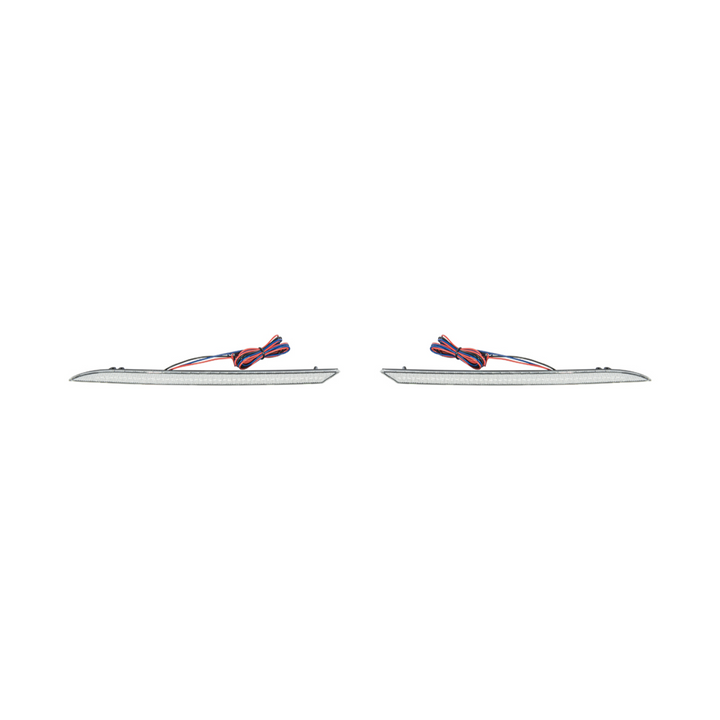2018-23 Ford Mustang S550 | Rear Bumper Red LED Reflector Light Set