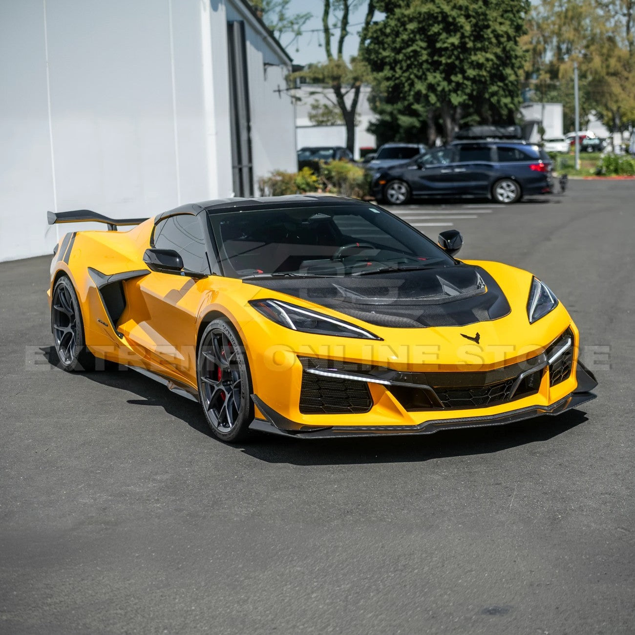 Corvette C8 ZR1 Front Bumper Vented Extractor Hood