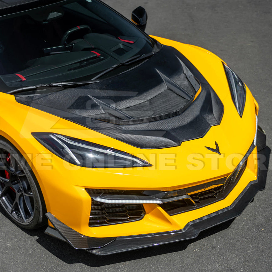 Corvette C8 ZR1 Front Bumper Vented Extractor Hood