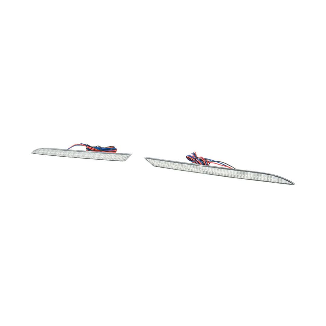 2024-Up Ford Mustang S650 | Rear Bumper Red LED Reflector Light Set