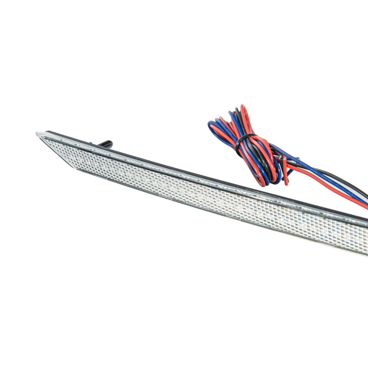 2024-Up Ford Mustang S650 | Rear Bumper Red LED Reflector Light Set