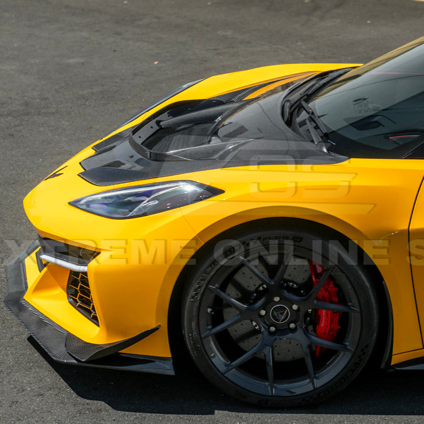 Corvette C8 ZR1 Front Bumper Vented Extractor Hood