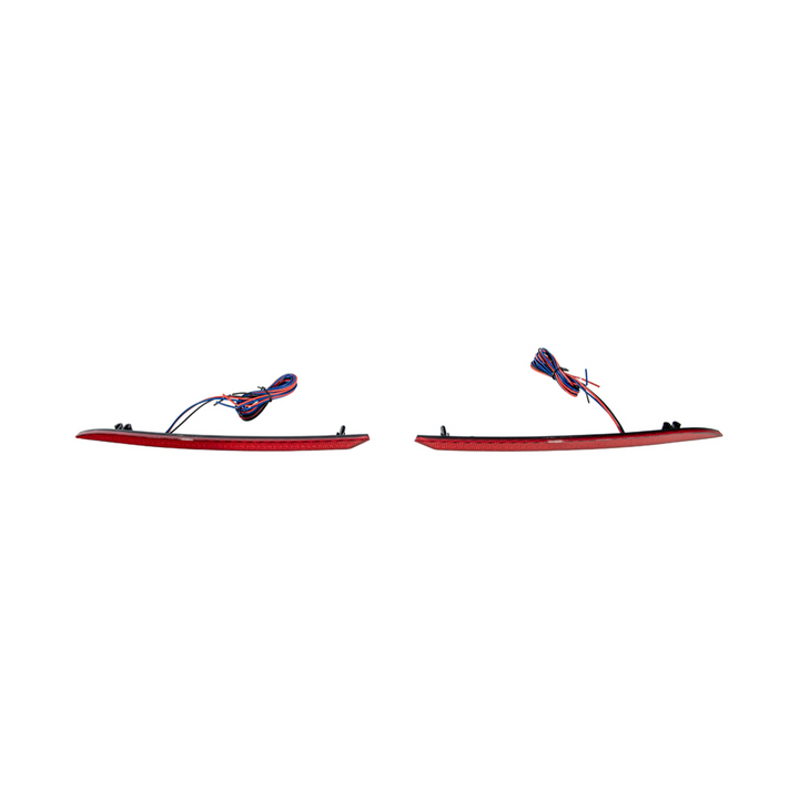 2018-23 Ford Mustang S550 | Rear Bumper Red LED Reflector Light Set