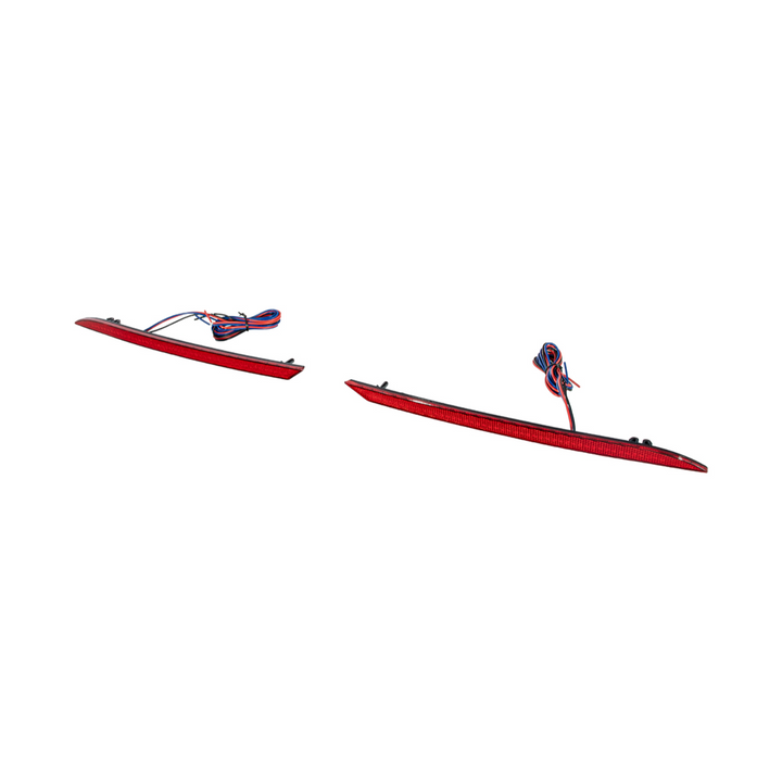 2024-Up Ford Mustang S650 | Rear Bumper Red LED Reflector Light Set