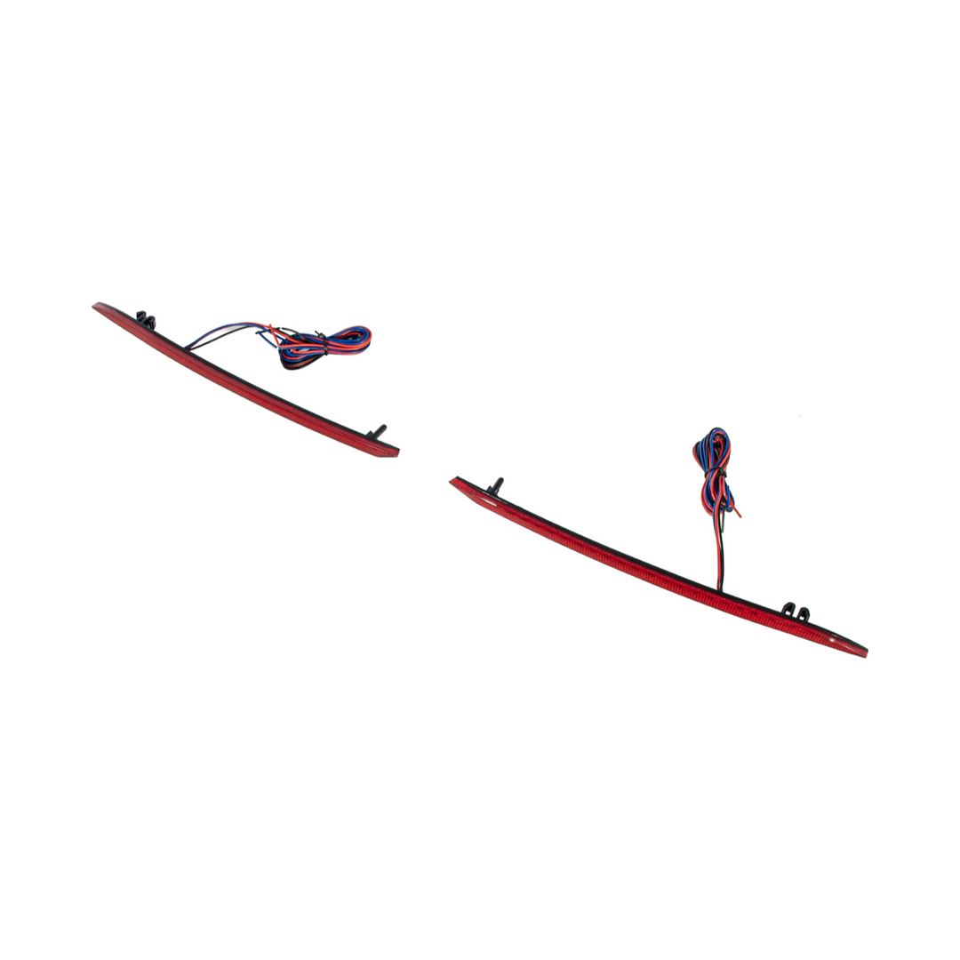 2018-23 Ford Mustang S550 | Rear Bumper Red LED Reflector Light Set