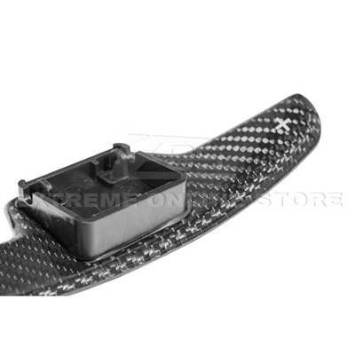 2020-Up Corvette C8 DRY CARBON FIBER Steering Wheel Paddle Shifters Replacement