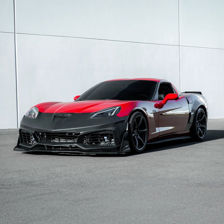 2005-2013 Corvette C6 Base | C7 ZR1 Style Primed Front Bumper Conversion Kit