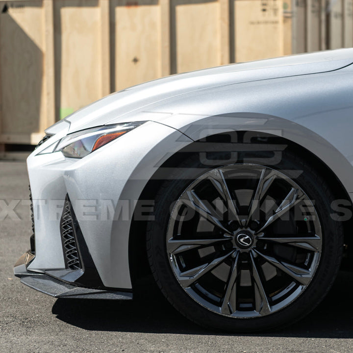 2021-Up Lexus IS Novel Style Front Lip Splitter &amp; Side Skirts